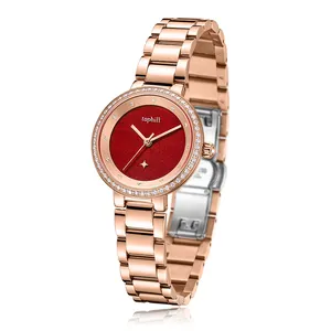 tophill brand Casual watch 316L Stainless steel women's wrist watch fashion luxury agency distribution Quartz Watches for women