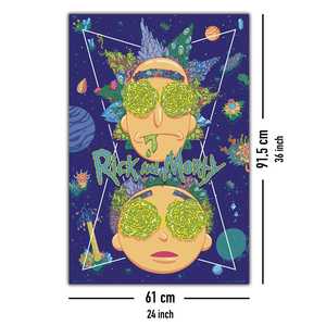 Póster en Lienzo de Rick y Morty, Arte Mural de High in the Sky - Product Image 2