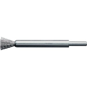 Abrasive <b>Brush</b> Head 12Mm 6Mm Shaft 0.3Mm Wire Stainless Steel 15000 Rpm by Lessmann - Product Image 1