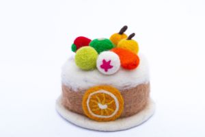 ของตกแต่งเค้กขนสักหลาดทำมือสไตล์หิมาลัย BH-FC-02สัมผัสหรูหราเป็นธรรมชาติให้ความอบอุ่นในปีใหม่วันคริสต์มาส - Product Image 6