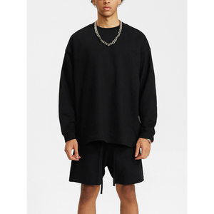 เสื้อยืดแขนยาวโอเวอร์ไซส์สำหรับทุกเพศ-เสื้อลำลองสไตล์สบายๆ - Product Image 3