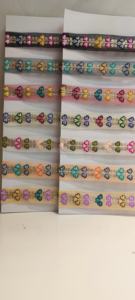 Dentelle brodée florale colorée à des fins décoratives - Product Image 2