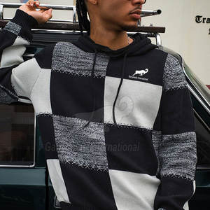 Sudadera con Capucha Estilosa con Bloques de Color para Invierno, Sudadera con Capucha Estilosa con Bloques de Color Sólido Estampada Personalizada a un Precio Razonable - Product Image 5