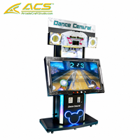 Machine de jeu d'arcade sportive interactive ACS avec affichage de mouvement, construction métallique, prise en charge japonaise/espagnole pour usage commercial en intérieur