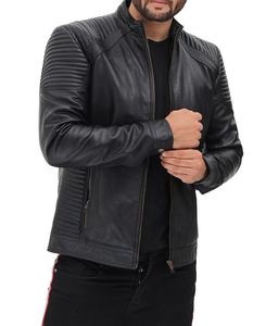 Chaqueta de Cuero para Hombre, Forro Suave, Corte Clásico, Ropa Exterior para Moda Urbana Diaria, Atuendos Casuales y Estilo Casual Diario - Product Image 4