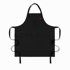 Custom Logo <b>Waterproof</b> Cosy Canvas and Leather Sleeveless Breathable Cleaning Food <b>Apron</b> - Product Image 1