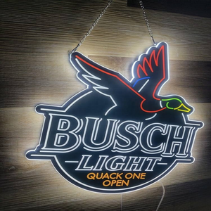 Letrero de Neón Personalizado con Logotipo Comercial, <span class=keywords><strong>Diseño</strong></span> Ducks Unlimited, Impermeable, LED, para Decoración de Paredes y Empresas - Product Image 5