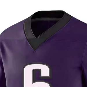 Hot Selling Custom American Football Uniform Sets Short Sleeve 100% Polyester Quick Dry New Arrival Cheap Price <b>Swift</b> Service - Product Image 4