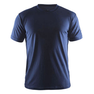 T-shirt en coton bleu marine, polos de golf personnalisés pour hommes, chemise avec logo brodé, polos à col pour hommes, polos à col contrasté - Product Image 3