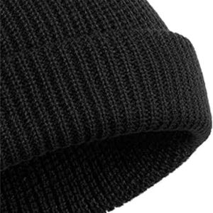 Bonnets d'hiver chauds de haute qualité Bonnet en tricot de couleur unie Bonnets personnalisés pour hommes et femmes - Product Image 2
