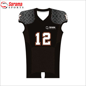 Vente chaude Maillot de football américain Maillot de football américain de haute qualité Porter un uniforme de football avec logo, - Product Image 1