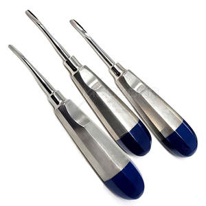 Kit de Elevadores Dentales Manuales de Acero Inoxidable Reutilizables - Diseño Ligero y Ecológico con Agarre Ergonómico para Extracción Dental - Product Image 5