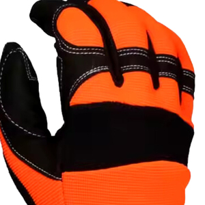 Guantes de seguridad de impacto de cuero de diseño personalizado de alto rendimiento para uso de maquinaria pesada duraderos y OEM y ODM disponibles al por mayor - Product Image 3