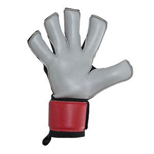 Guantes de portero impermeables de seis dedos de cuero personalizados para entrenamiento al aire libre y práctica deportiva con correa de muñeca ajustable - Product Image 1