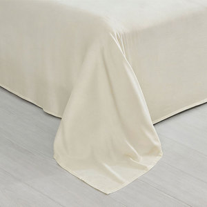 Vente flash - Draps en <span class=keywords><strong>lin</strong></span> <span class=keywords><strong>pas</strong></span> chers - 50% coton 50% polyester - Draps taille king size - Blanc - <span class=keywords><strong>Drap</strong></span> <span class=keywords><strong>plat</strong></span> - Product Image 3