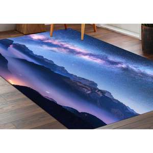 Tapis Paysage Voie Lactée : Tapis antidérapant pour escalier ou salle de bain, tapis en chenille - Product Image 3