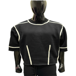 Sudaderas extragrandes de algodón 100% de alta calidad, sudaderas personalizadas, sudaderas con capucha de peso pesado, sudaderas de punto de panel - Product Image 3