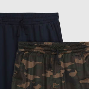 Pantalones cortos de malla para niños, paquete de 2, pantalones cortos de playa, protección solar, pantalones cortos informales para niños y niñas, pantalones cortos suaves y cómodos - Product Image 2