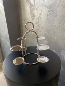 Support à gâteau de luxe à 8 étages, finition argentée, adapté aux banquets d'hôtel, aux buffets, aux mariages et aux réceptions, en provenance d'Inde - Product Image 4