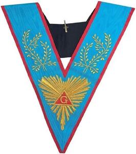 Último modelo a menor precio: Collar Masónico con Logotipo Personalizado, Collar de Oficial de la Francmasonería, Collar Masónico Maestro - Product Image 3