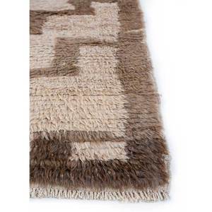 Zuri Beige <b>Brown</b> Hand Knotted <b>Wool</b> Rugs Geometric Abstract for Home Living Hallway Entryway Rectangle Puzzle Design-Pae-135 - Product Image 4