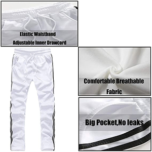 ชุดวอร์มผ้าโพลีเอสเตอร์สำหรับผู้ชายชุดวอร์มพิมพ์ลายสำหรับใส่วิ่งออกกำลังกายในฤดูหนาวโลโก้ได้ตามต้องการ - Product Image 2