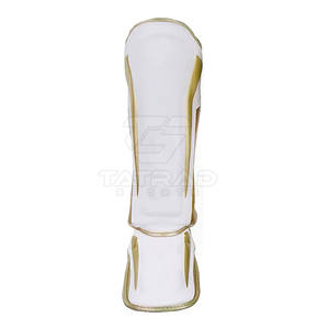 Espinilleras de Cuero Personalizadas para Boxeo y Muay Thai con Protección Profesional, Ajuste Universal de Alta Calidad, Logotipo Personalizado, Venta al Por Mayor - Product Image 3