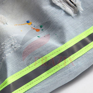 Pantalones vaqueros cortos con múltiples bolsillos para hombre, pantalón informal de algodón con 6 bolsillos, oferta - Product Image 4