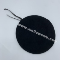 Casquette de béret noir classique de haute qualité professionnelle uniforme tactique haut de gamme avec broderie à la main adultes scène décontractée applicable