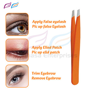 Pinzas de acero inoxidable para cosméticos al por mayor, pinzas de Etiqueta Privada, productos de belleza de color personalizado para mujeres de Bahasa Pro - Product Image 4