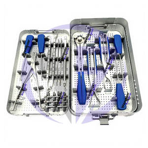 Kit de Instrumentos Quirúrgicos Ortopédicos para Fijación de Placas de Columna Lumbar, Caja de Aluminio Quirúrgica Wenquar, Logotipo Personalizado - Product Image 5