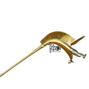 Instrumento Musical Carnyx de Latón con Superficie Lacada en Oro - Product Image 2