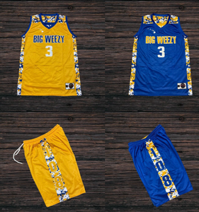 Ensemble de maillot de basket-ball personnalisé Polyester respirant imprimé grande taille - Product Image 6