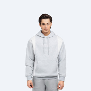 เสื้อฮู้ดแบบสวมศีรษะคอตตอน100% เป็นมิตรกับสิ่งแวดล้อมและระบายอากาศได้ดีสไตล์ใหม่ใส่ได้พอดีกับ430 GSM ว่างเปล่า - Product Image 1