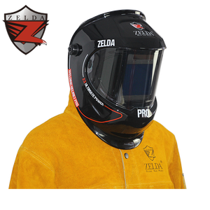 Hochempfindlicher Schweißhelm Langlebiger Schwarzer Helm für Eisen Vollschwarze Schweißhelme mit Großem Bildschirm - Product Image 6