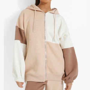 Nueva moda, sudadera con capucha tipo manta de lujo, cálida y extragrande, con estampado, para mujer. - Product Image 1