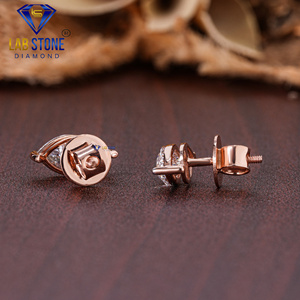 2.13 TDW Marquise STUD ต่างหูเพชร HPHT /cvd VS1ความชัดเจน IGI ได้รับการรับรองสีทอง18K พร้อมเครื่องประดับใส VS1 - Product Image 4