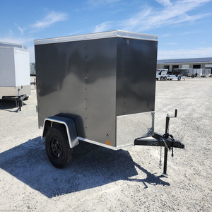 Remolque de Carga Cerrado Serie Beta 4x6 2026, 2000 GVWR, Eje Único, Remolque Utilitario con Nariz en V, Remolque para Transporte de Carga en Venta - Product Image 1