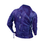 Blouson Bomber en Toile Noir pour Homme, Coupe Slim, Col Montant, en Cuir de Poisson Véritable, Respirant pour l'Hiver