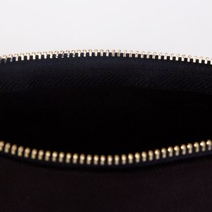 Eco-Friendly Cotton Zipper Clutch <b>Bag</b> 8x6 <b>Black</b> PVC Makeup Organizer Reusable Cosmetic Pouch - Product Image 6