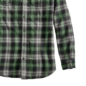 เสื้อเชิ้ตผ้าสักหลาดผ้าฝ้ายแขนยาวสำหรับผู้ชายเสื้อเชิ้ตผ้าสักหลาดแบบลำลองระบายอากาศได้ดีสีพื้นฤดูใบไม้ร่วง - Product Image 4