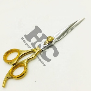 Scissors Straight Sharp Stainless Steel Hair Cutting Thinning Scissors Barber <b>Shears</b> Beauty Salon Sustainable Smooth <b>Handle</b> logo - Product Image 2