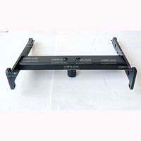 Adaptador de soporte de altavoz Adaptador de montaje de altavoz de acero completo para subwoofer de matriz de línea Soporte de matriz de línea Caja vacía Gabinete de altavoz