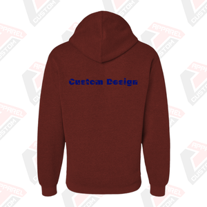 Men's Premium Quality Cotton Pullover Hoodie with Custom Logo Distressed 3D Embroidery Technique Premium Sweatshirts - Product Image 2