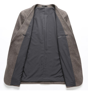 Veste de costume formelle ajustée pour homme personnalisable, blazer élégant, nouveau costume d'affaires classique décontracté, vêtements de mariage, couleur unie - Product Image 2