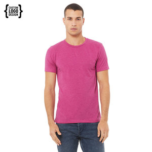 T-shirt régulier pour hommes Workout Running CVC Cotton Jersey Solid Quick Dry T Shirts - Product Image 1