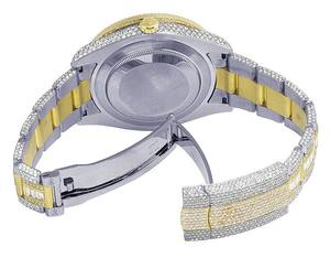 Baguette hecho a mano VVS Moissanite diamante Color árabe Dial automático Iced Out reloj Hip Hop Bling moda de vendedor indio - Product Image 6