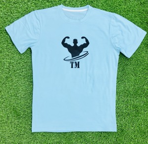 2025 OEM fabricante de alta calidad camisetas personalizadas Unisex de gran tamaño cuello redondo Camiseta lisa - Product Image 1