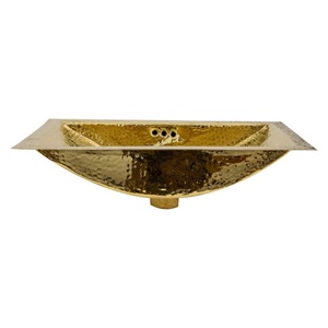 Lavabos de Latón Hechos a Mano con Diseño Moderno y Acabado Único para Baños, Cocinas, Hoteles y Restaurantes a Precio de Mayoreo - Product Image 1