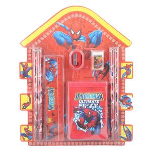 Spider Man <b>Stationery</b> <b>Set</b> 5 Pcs - Red - Product Image 1